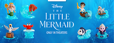 2023 McDONALD#x27;S Disney The Little Mermaid HAPPY MEAL TOYS or Set $24.99