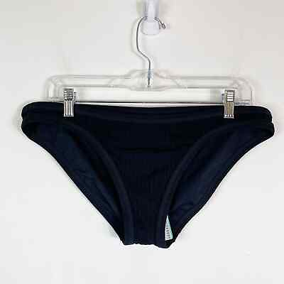 #ad Seafolly Australia NWT Inka Rib Hipster Bikini Bottom Black Size 12 $45.00