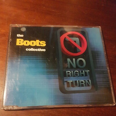 #ad The Boots Collective No Right Turn 8 Track Single Remixes 1995 BMG CD Free Funk AU $14.06