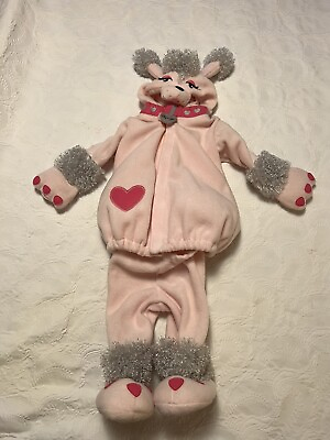 #ad NWT OLD NAVY PINK POODLE COSTUME HALLOWEEN FI FI 12 24 MONTHS 2 PIECE OUTFIT DOG $24.00