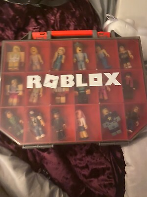 #ad  26 roblox toys with accessories case and furniture. Slightly used $325.00