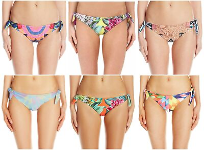 #ad MARA HOFFMAN Side Tie Brazilian Bikini Bottoms 94050 $122 NEW $24.39