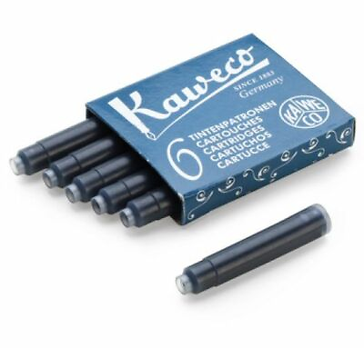 #ad Kaweco Fountain Pen Ink Cartridges in Midnight Blue Black Pack of 6 $8.95