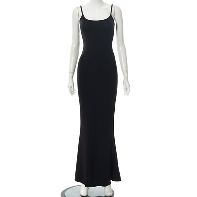 #ad #ad Black Maxi Dress Long Black Dress Long Black Mermaid Dress Slim Long Maxi Dress $23.44