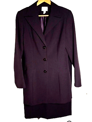#ad Skirt Suit Purple Size 14 Womens Jacket amp; Skirt Suit Set Fully Lined AU $57.42