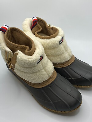 #ad Tommy Hilfiger Womens Boots low ankle size 6men 8women $14.99