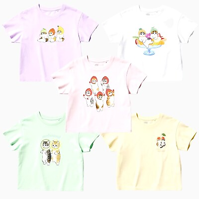 #ad NEW Uniqlo mofusand Fruits Paradise UT Short Sleeve Graphic T Shirts From Japan $23.99