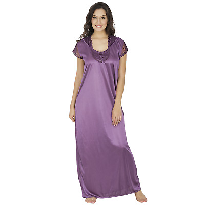 Indian Women Maxi Night Wear Short Sleeve Sundress Top Maxi For Hot Lady $22.79