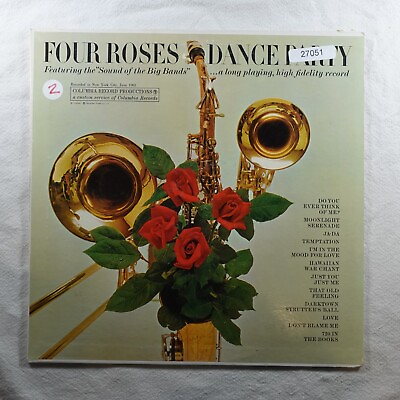 #ad Four Roses Dance Party LP Vinyl Record Album $6.84