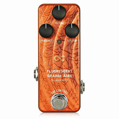 #ad One Control Fluorescent Orange AIAB OC FOAIABn BJF Series Distortion Pedal NEW $129.00