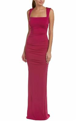 #ad Nicole Miller ruched maxi for women size 6 $214.00