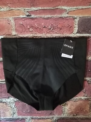 #ad NWT Spanx Women#x27;s Color Black Panties SP0215 Brief Size S $24.95