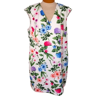 #ad Calvin Klein 20W 2X Womens Floral Dress Sheath Business Party Plus $45.00