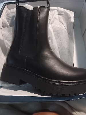 #ad womens black boots size 8 $15.00