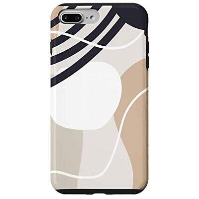iPhone 7 Plus 8 Plus Boho shapes and lines Abstract Pattern earth tones Case $37.99
