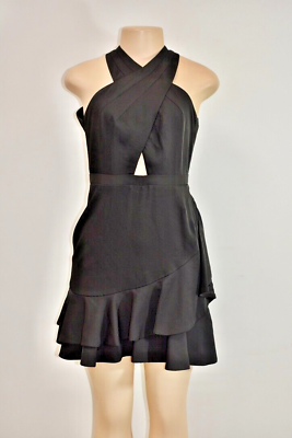 #ad BCBG MAXAZRIA Black Cocktail Dress Size 4 On Sale ds $20.30