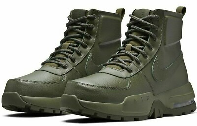 New NIKE Air Max Goaterra Mens Leather work hiking sneaker boots green size 8 12 $103.46