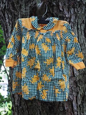 Vintage Dids Green Yellow Girls Shirt Size 3T $13.99