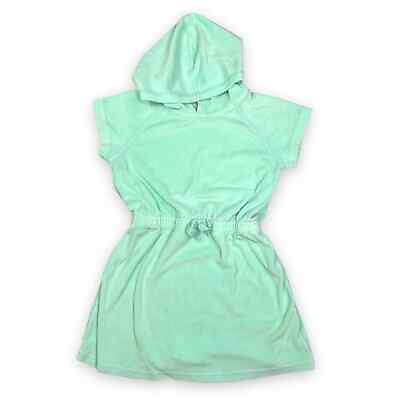 Hanna Andersson Girls 120 6 7 8 Beach Swim Terry Cloth Cover Up Dress Hoodie $16.00