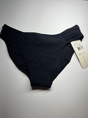 #ad Profile Sport by Gottex Women#x27;s Black Bikini Bottom Size 6 New $14.99