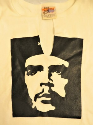 #ad Vintage HOOTERS Babydoll T Shirt Guerrilla Leader Anarchy Revolutionary DIY Top $29.99
