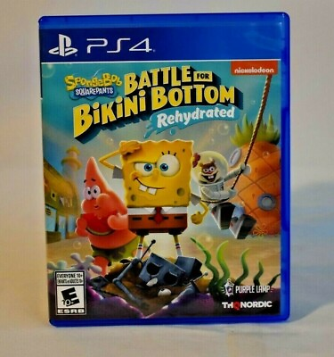 #ad Spongebob Battle for Bikini Bottom Rehydrated Ps4 Playstation 4 $23.89