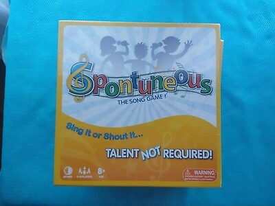 #ad Spontuneous The Party Song Lyrics Board Game Family 8 Brand NEW Sealed $10.00