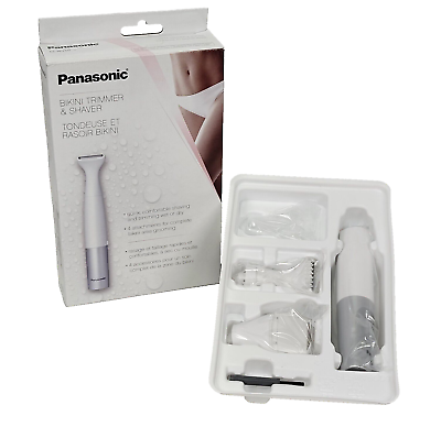 #ad Panasonic Bikini Trimmer amp; Shaver for Women with 4 Attachments Wet Dry White $16.77