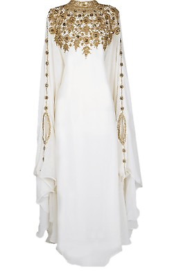 SALE MOROCCAN DUBAI KAFTANS ABAYA DRESS VERY FANCY LONG GOWN MS10199 $39.92