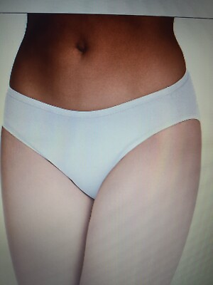 #ad 9 XXL JOCKEY Comfy Summer Cotton 2 Pair 2987 White Bikini Panties NIFB $12.99