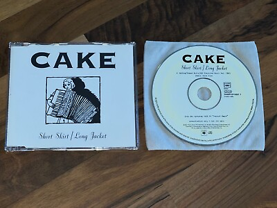 #ad CAKE Short Skirt Long Jacket 2001 EUROPEAN promo CD single $7.80