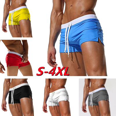#ad Mens Summer Swim Shorts Swimwear Swimming Trunks Underwear Boxer Briefs Pants $16.14