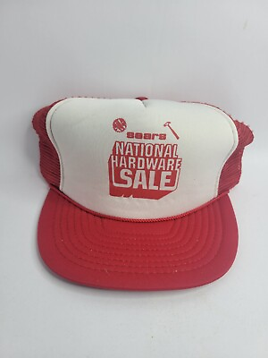 #ad #ad Sears National Hardware Sale Vtg. Trucker Hat $13.50