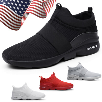 Men#x27;s Casual Athletic Slip on Shoes Outdoor Sports Running Sneakers Gym Jogging $23.39