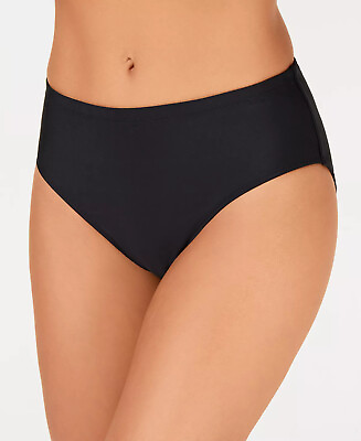 #ad Bikini Swim Bottoms Black Size 16 ISLAND ESCAPE $29 NWT $9.99