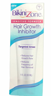 Bikini Zone Hair Growth Inhibitor Sensitive Formula 1 Fl Oz Targeted Areas $10.99