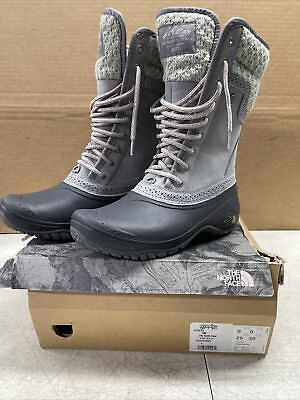#ad The North Face Shellista II Mid Womens Boots Size 8 Frost Grey Sand Pink Boot $49.99