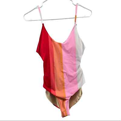 #ad Lake Life Beach Joy Size Medium Bathing Suit Swimsuit One Piece NEW Color Block $11.51