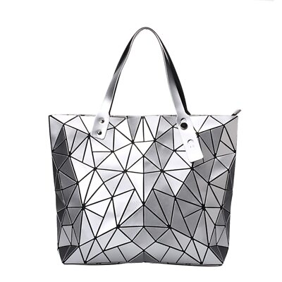 Handbags Women Bags Beach Large Tote Shoulder Bag Geometric Bag $36.07