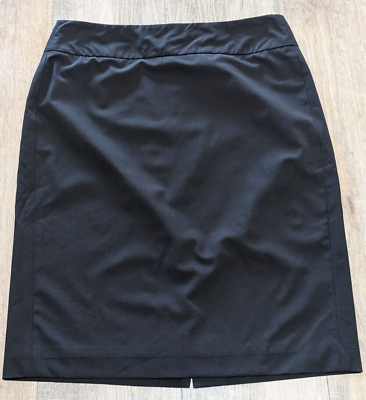 Banana Republic Dress Skirt Womens 6 Black Pencil Knee Length Stretch Casual $19.99