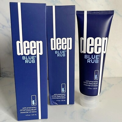 #ad 2xDoTerra Deep Blue Rub Topical Cream New Sealed 4oz US Free Shipping exp10 2026 $22.99
