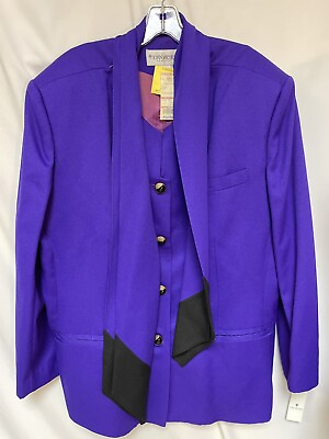 #ad John Meyer Skirt Suit Plus Size 24W NEW Two Piece Set Elastic Waist 40X28 Pocket $79.99