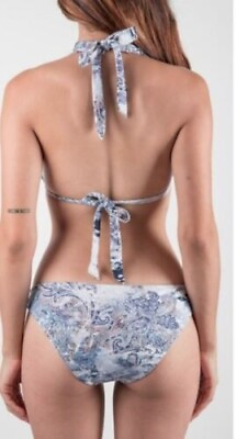 #ad #ad Eberjey Women#x27;s Gitana Lennon Paisley Print Bikini Bottom Small MSRP $88 $22.00