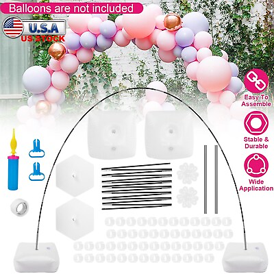Balloon Arch Kit with Stand Base Frame Pump Set Birthday Wedding Party Supplies $27.01