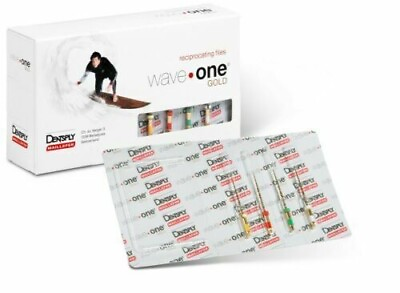 #ad Waveone Gold Small Primary Medium Large Reciprocating Files Dentsply 3 Pack $64.99