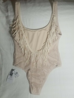 #ad New Womens 1 Pc Beige Swimsuit $50.00