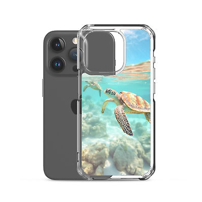 #ad Sea Turtle Serenity iPhone Case: Embrace Tranquility with Our Cute Companion $20.00
