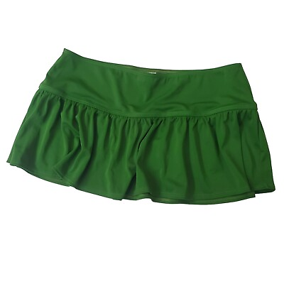 #ad J.Crew Green Swimsuit Coverup Skirt Women#x27;s Size Medium $20.00