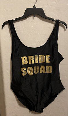 #ad Bride Squad One Piece Swimsuit 2XL New Without Tags $10.00