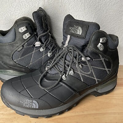 #ad The North Face Cradle Mens Black Insulated Waterproof Winter Snow Boots Size 14 $89.00